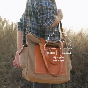 Super Horse Leather Tote Bag  (14x17)
